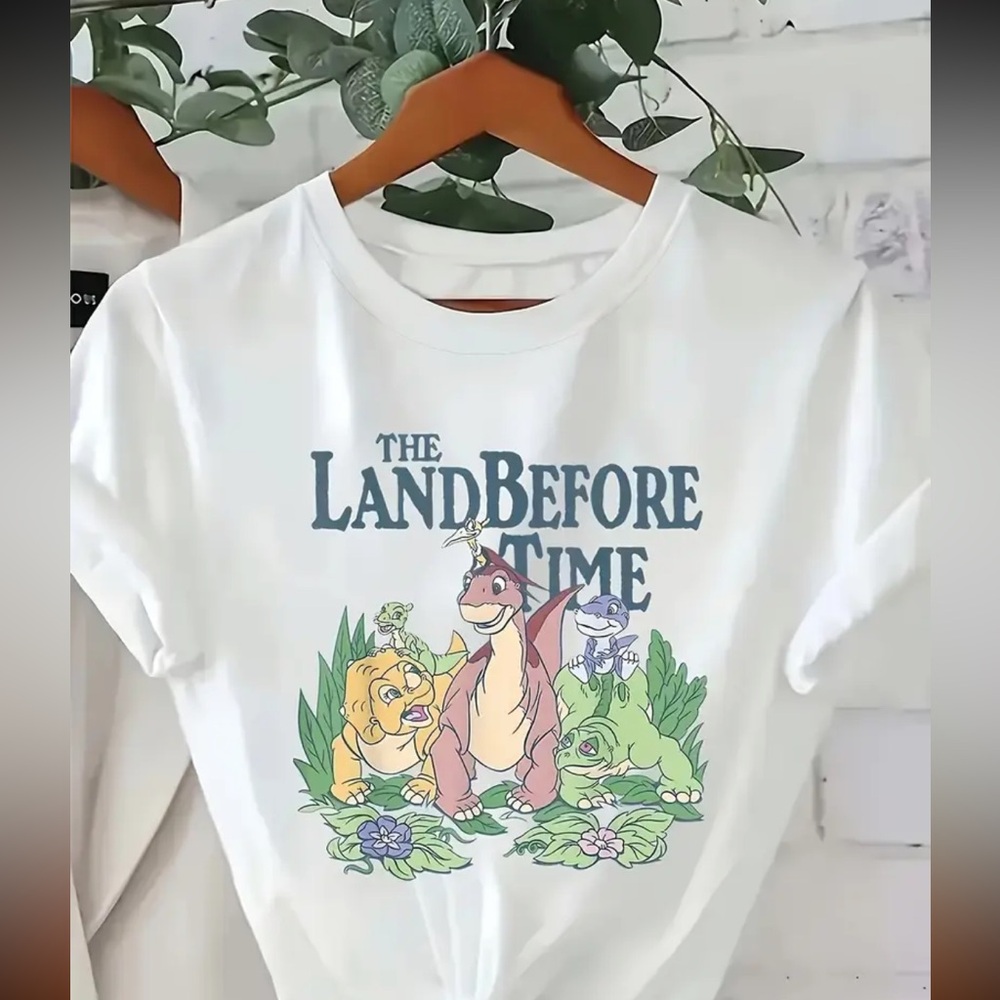 Land Before Time Graphic Tee - White